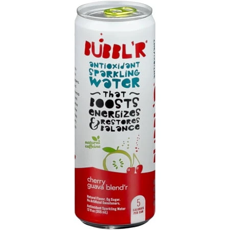 Cherry Guava Blend'r Antioxidant Sparkling Water 12 Fluid Ounce Can