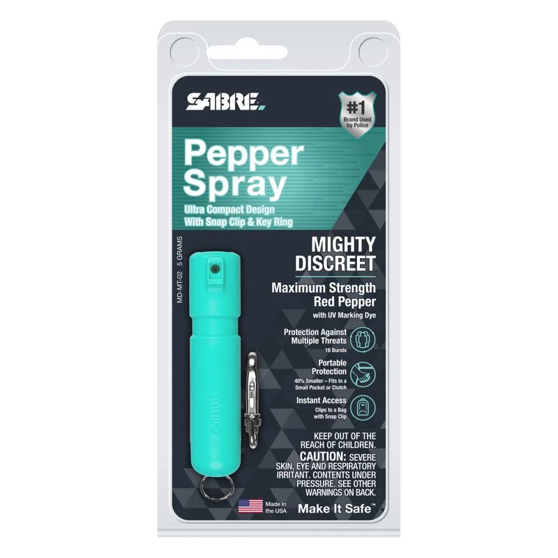 Mighty Discreet Mint Plastic Pepper Spray - Model Md-mt-02
