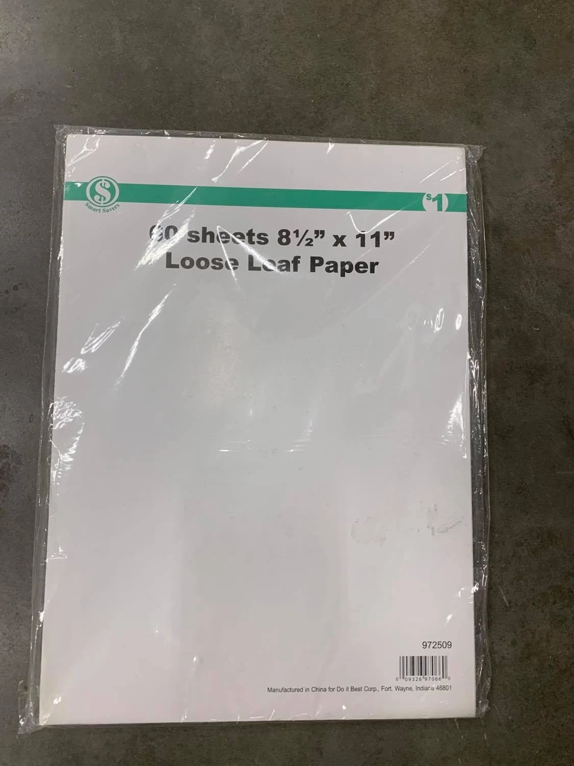 Notebook Paper Value Pack - 60 Sheets Of High-quality Writing Paper