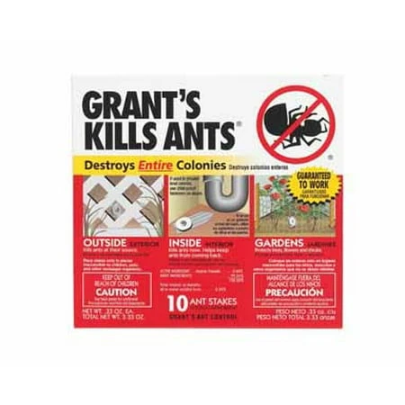 Ant Control Stakes - 12 Count - Effective Insecticide For Ants