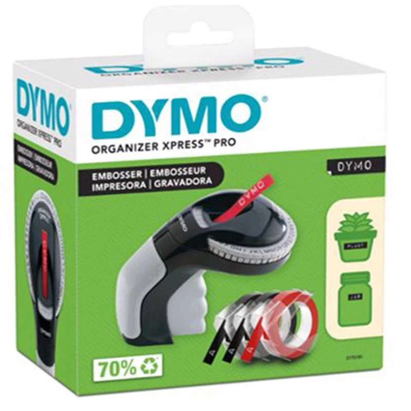 Organizer Xpress Manual Embossing Label Maker - Black/white - Model 2175191