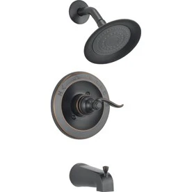 Windemere Oil Rubbed Bronze 1-handle Bathtub And Shower Faucet With Valve