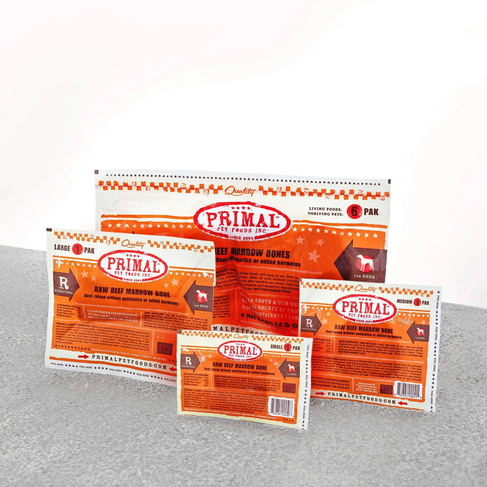 Frozen Beef Marrow Bone Small Single Pack For Dogs