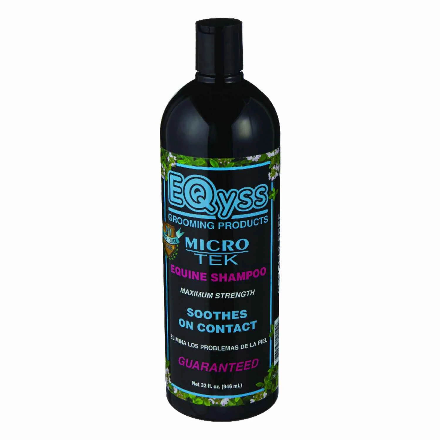 Eqyss Micro-tek Liquid Medicated Shampoo For Horses 32 Oz. - Fast Acting Formula