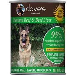 Dp11803 13 Ounce Premium Beef & Beef Liver Canned Dog Food Case Of 12