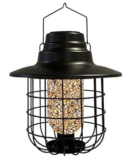 Wl25436 Barn Cage Solar Light Seed Feeder With Durable Design