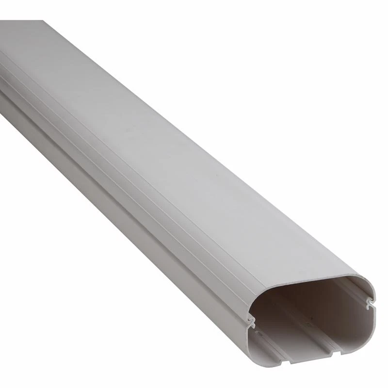 Line Set Covers 78 In. W X 2.75 In. H White Plastic Duct Cover