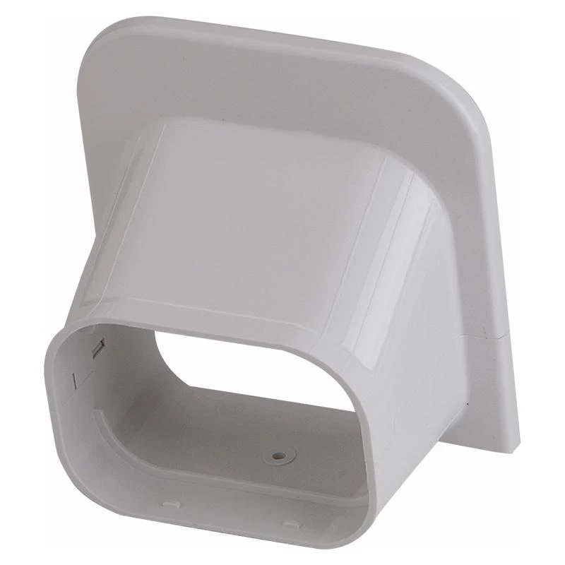 Line Set Covers 5.38 In. W X 5.38 In. H White Plastic
