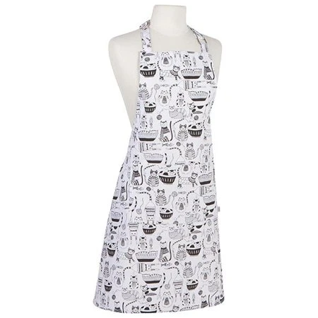 Purr Party Apron 2500 134 - Fun Cat-themed Kitchen Apron