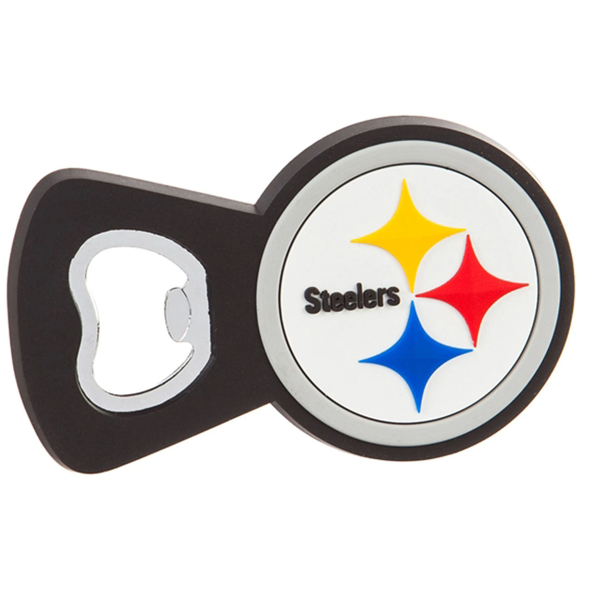 Pittsburgh Steelers Team Magnet Bottle Opener - Perfect For Game Day And Tailgating