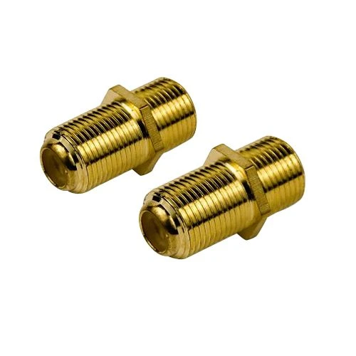 Feed Thru Coaxial Cable Coupler, 2-Pk.