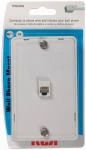 Sdj6650w White Surface Mount Phone Wall Jack - Rj-11 - 1 Port