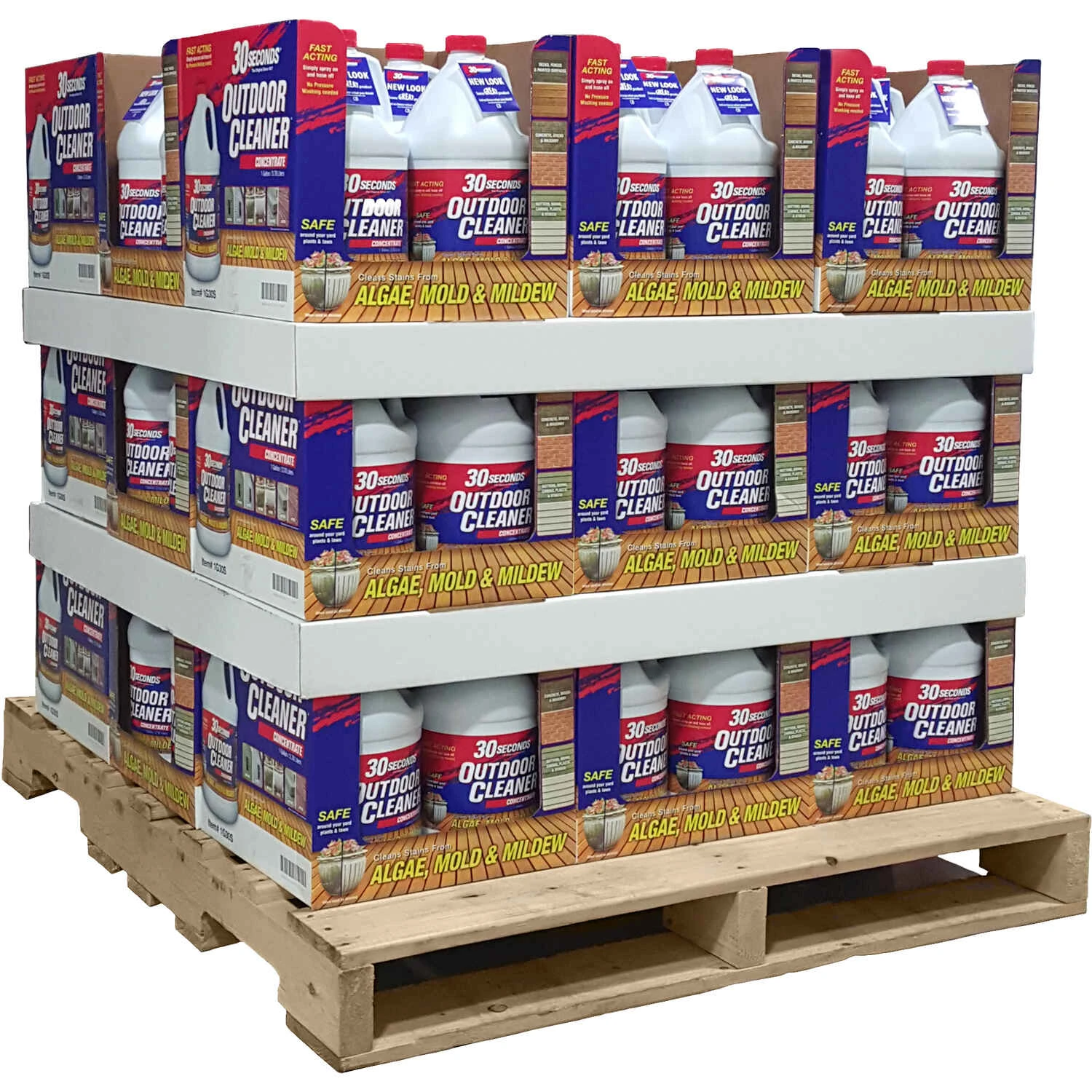 Outdoor Cleaner 1 Gallon - Algae, Mold, Mildew Remover For Outdoor Surfaces