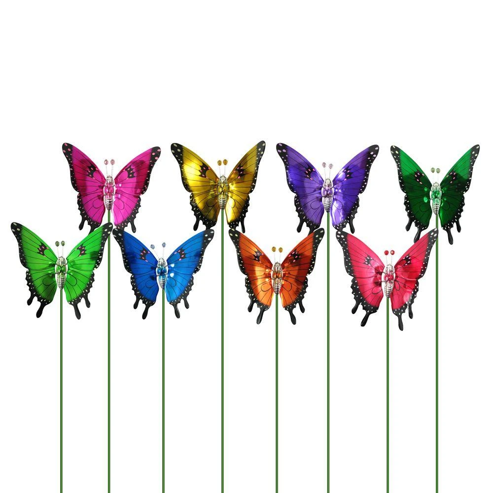 Windy Wings Garden Stake 5155 - Colorful Decorative Outdoor Art