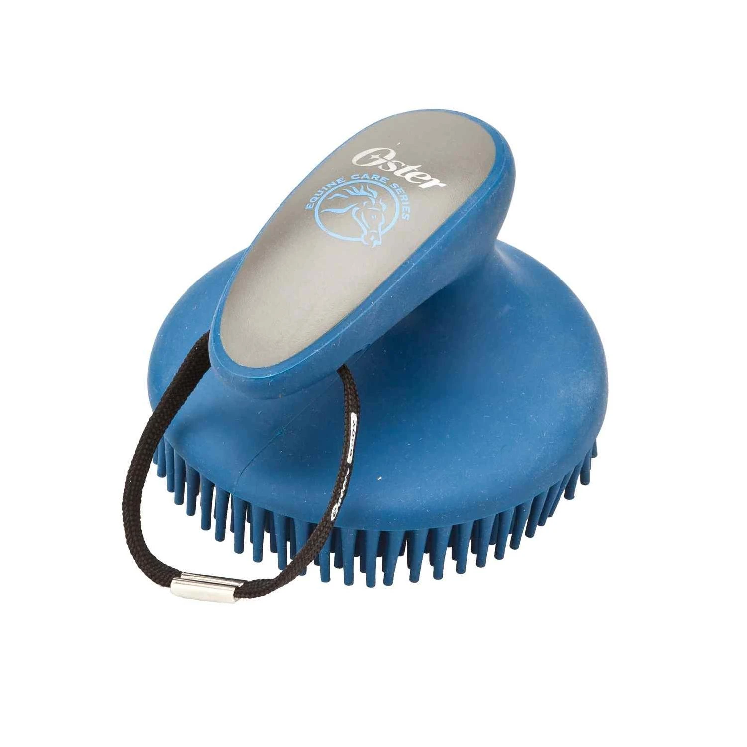 Curry Comb For Horse With Comfort Grip Handle And Coarse Rubber Fingers