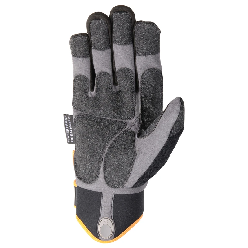 Wells Lamont HydraHyde Men's Synthetic Leather Insulated Work Gloves Gray L 1 pk