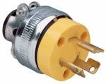 Psl615pacc20 Armored Locking Plug, 250v, 15-amp, Yellow