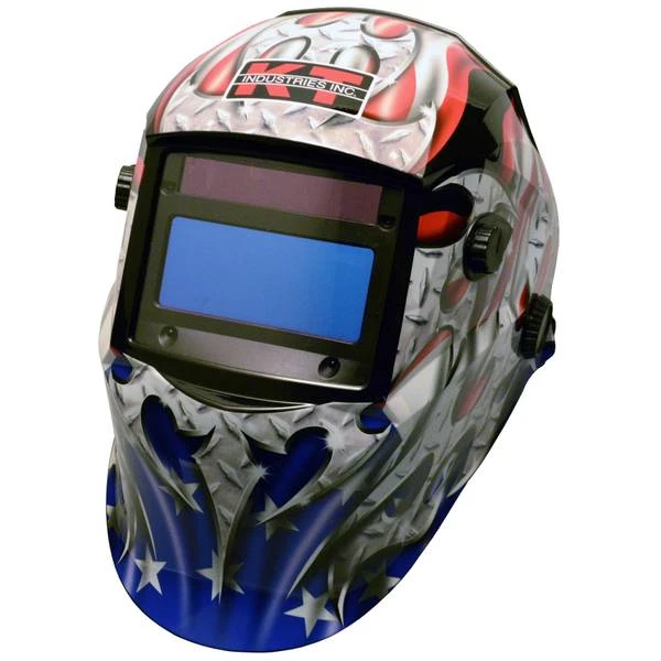 American Steel Auto Darkening Welding Helmet With Adjustable Shade