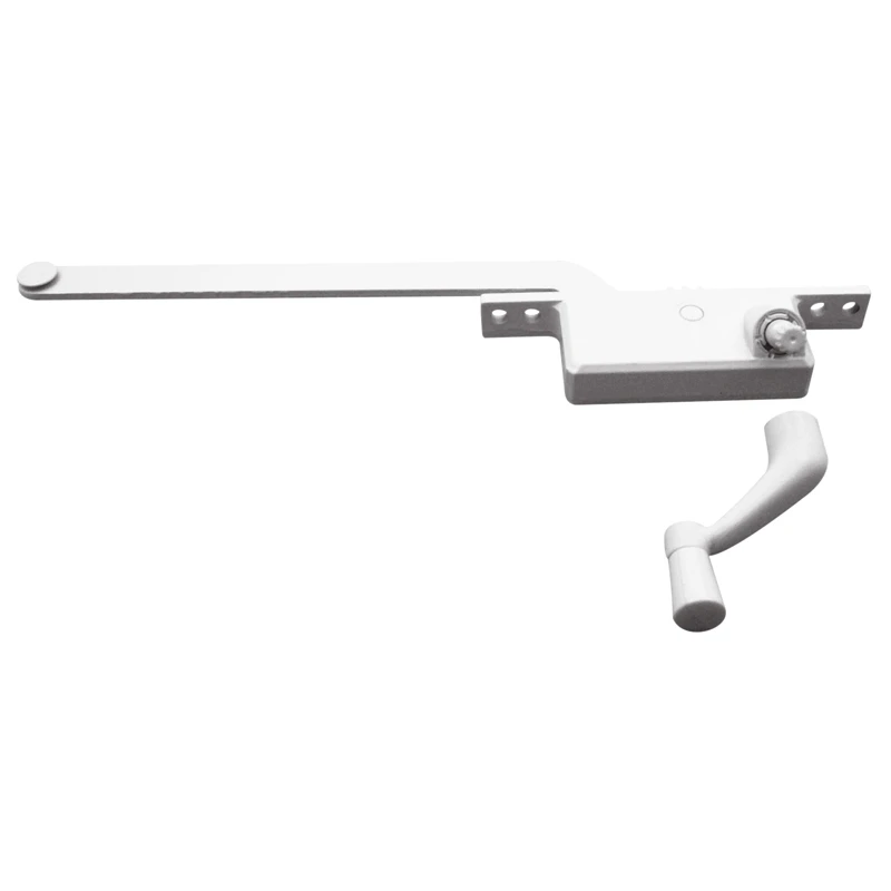 Prime-line White Steel Left Single-arm Casement Window Operator Model 17390-lw