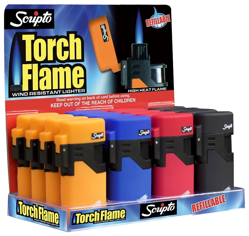Ldp3kj-16/64 Refillable Pocket Lighter With Wind-resistant Torch Flame