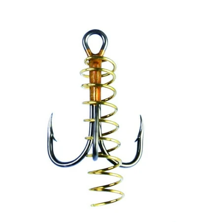 374sbah-12 Softbait Treble Hook With Spring Size 12