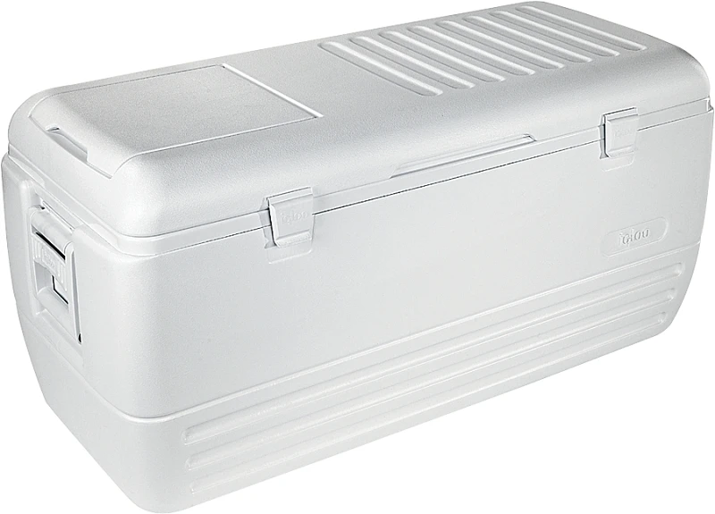 44363 150 Quart Chest Cooler, White Polyethylene, 2 Days Ice Retention