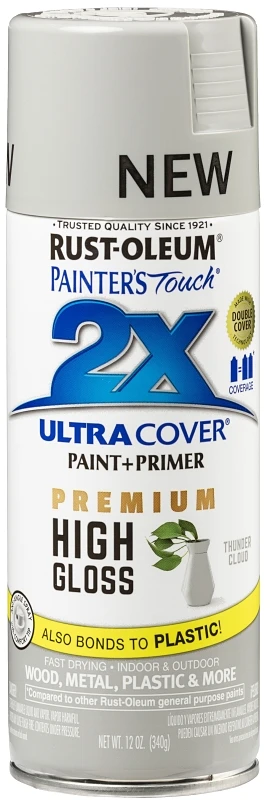 Painter's Touch 2x Ultra Cover High-gloss Spray Paint - Thunder Cloud