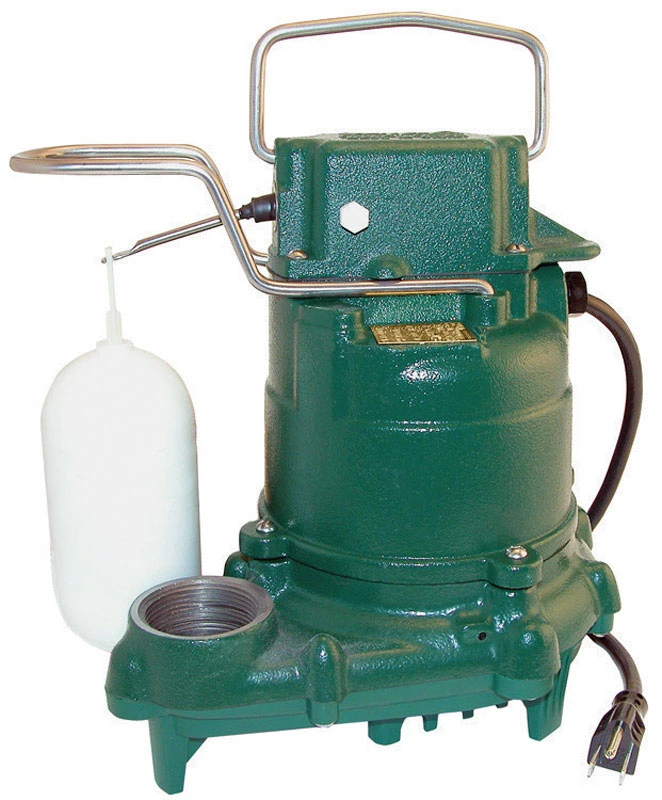 3/10 Horsepower 2580 Gallons Per Hour Plastic Submersible Sump Pump