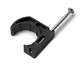 33901 Half Clamp With Barbed Nail, 3/4-inch, 100 Count Polybag
