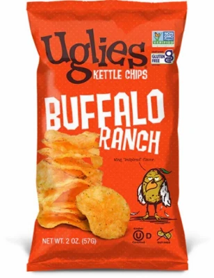 Buffalo Ranch Kettle Cooked Potato Chips, 2 Ounce Single Bag