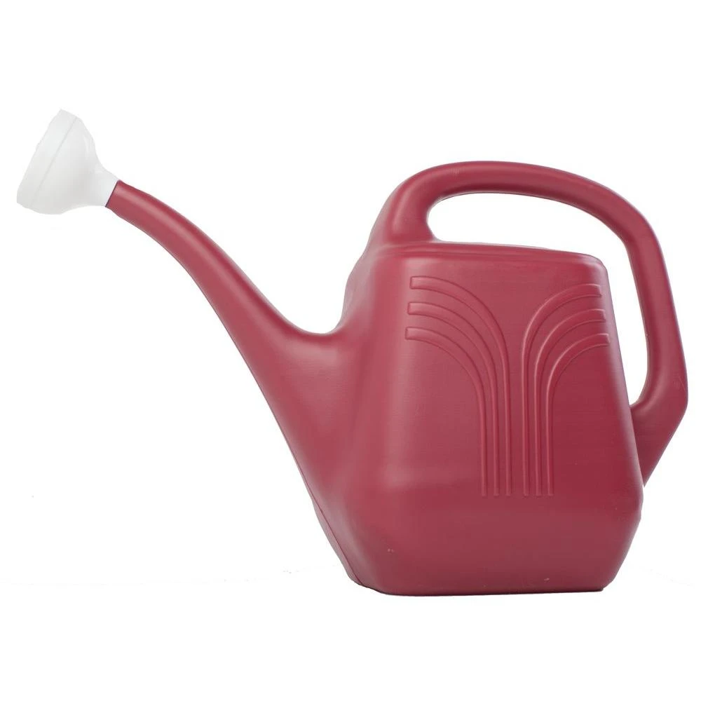 2 Gallon Union Red Watering Can With User-friendly Handles And Leak-proof Design