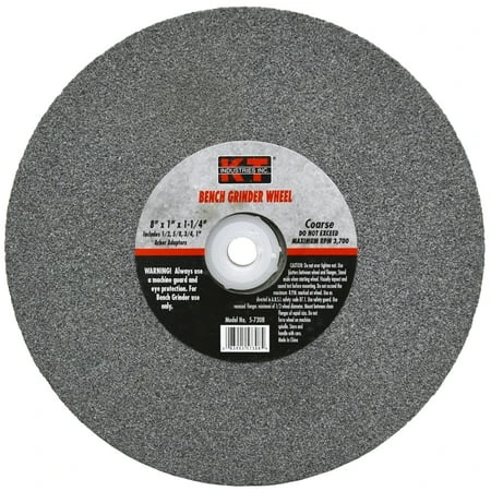 Coarse Grind Wheel 8 Inch X 1 Inch X 5/8 Inch For Metal And Woodworking