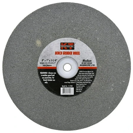 Medium Grind Wheel 8 Inch X 1 Inch X 5/8 Inch For Metal And Wood