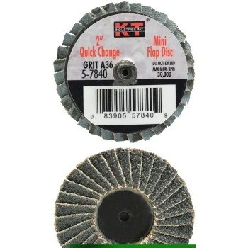 5-7840 2 Inch 36 Grit Mini Flap Disc For Grinding And Finishing