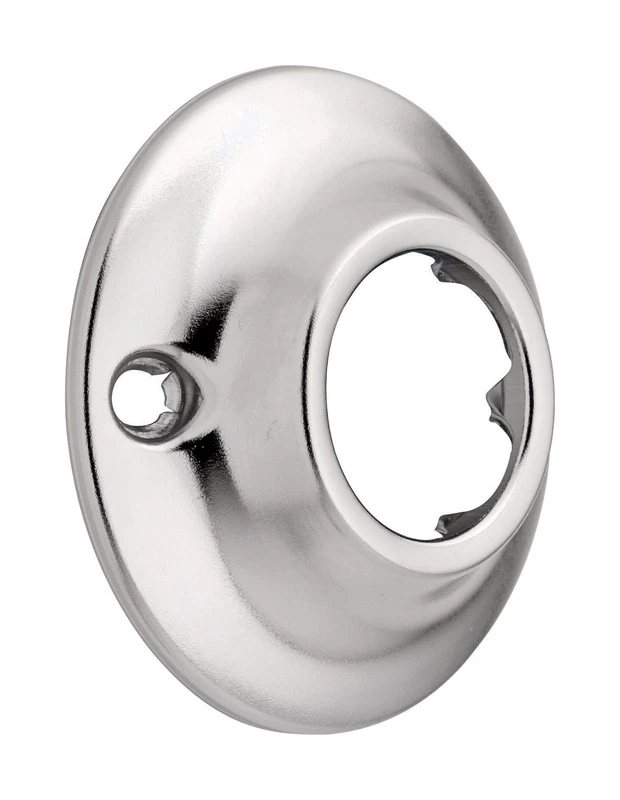 Shower Rod Holder 60 In. L Chrome Silver - Durable Steel Construction