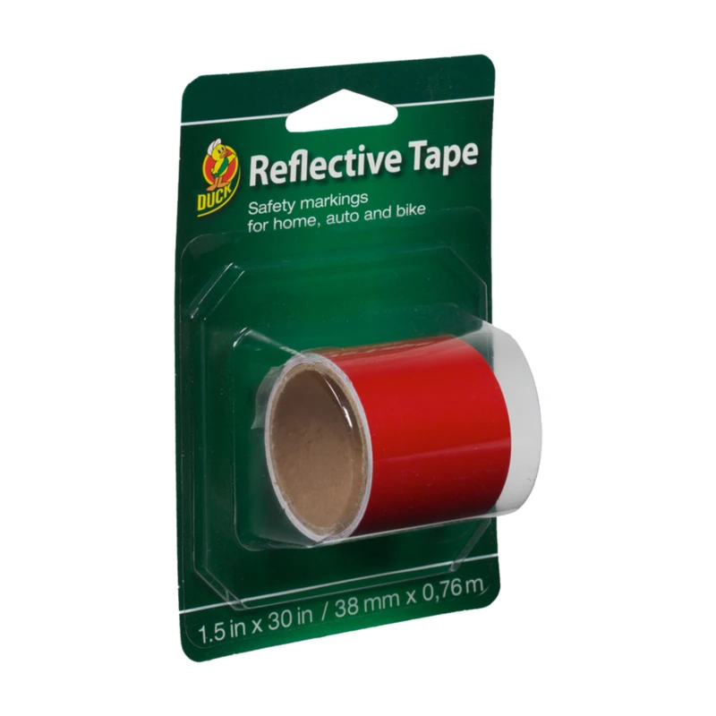 Reflective Safety Tape, Red, 1 x 36 In.