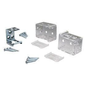 Custom Size Now By Levolor 16-piece Stainless Steel Metal Mini-blind Brackets