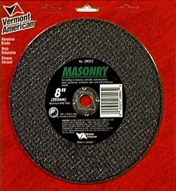 Precision Cutting 8-Inch Masonry Circular Saw Blade