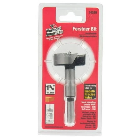 14526 1-5/8 Inch Forstner Bit For Woodworking And Drilling