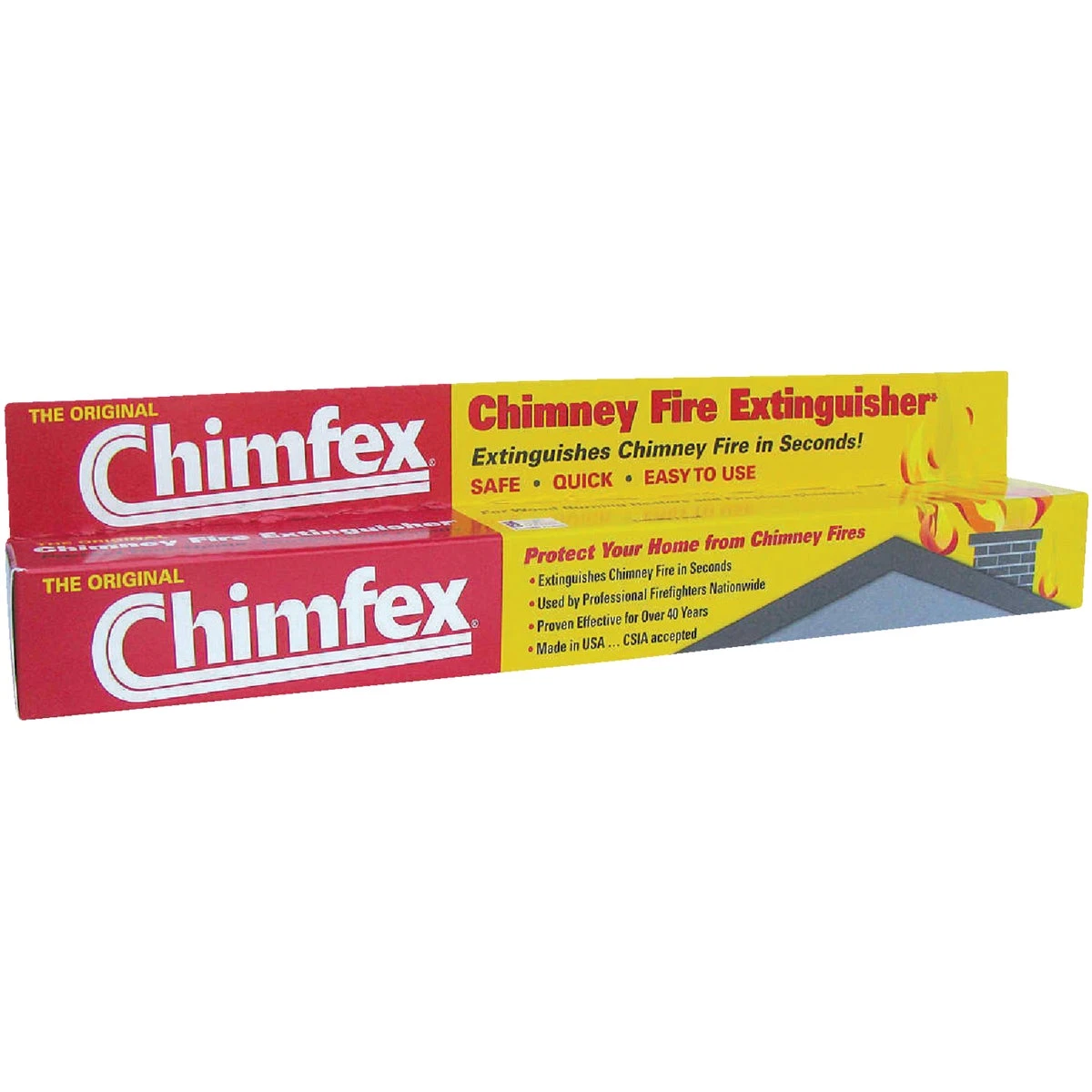 Chimney Fire Suppressant - Quick And Safe Fire Extinguisher For Fireplaces And Heaters