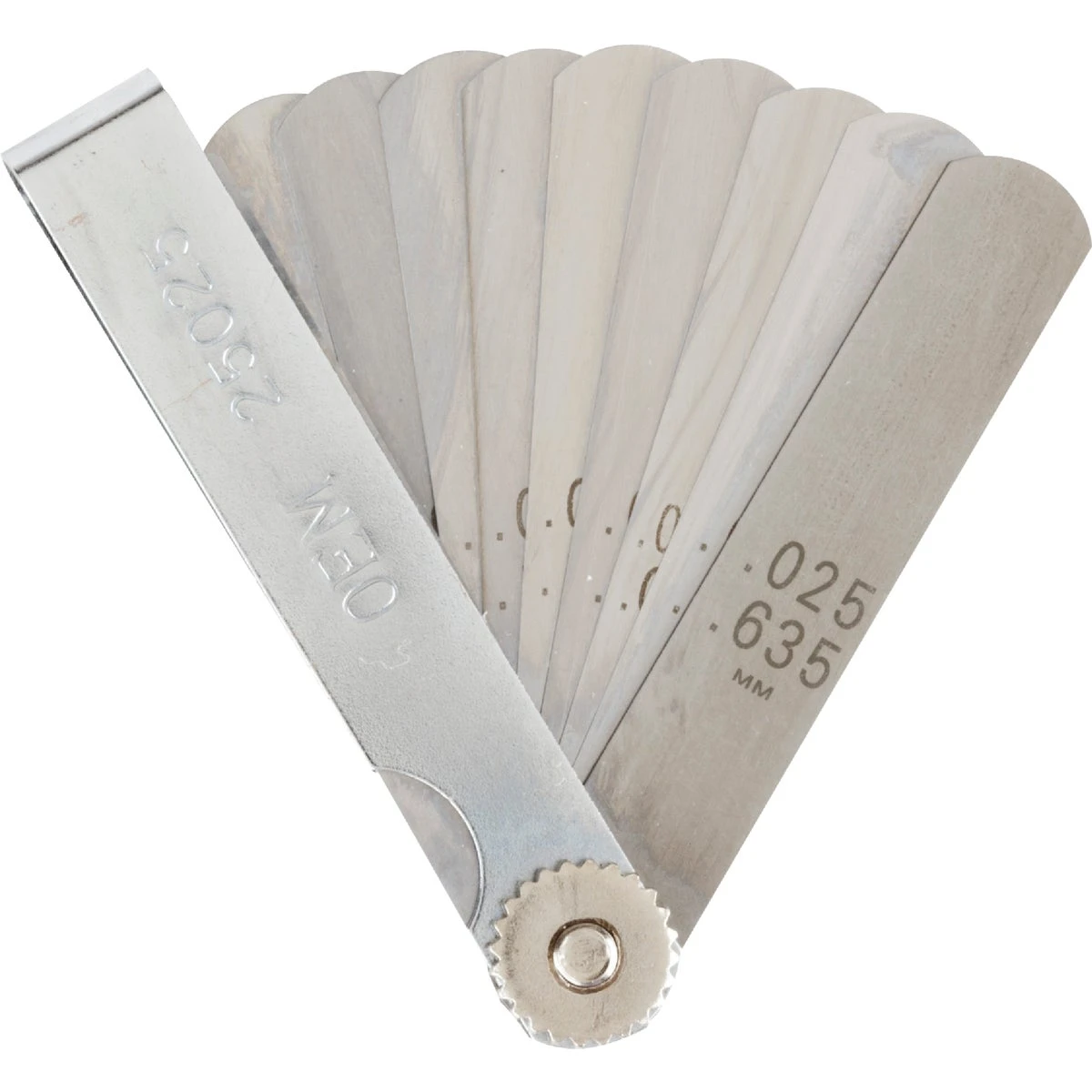 3-1/4 Inch Master Feeler Gauge With 26 Blades For Precision Measurement