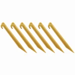 Plastic Tent Stakes, 9 In., 6-Pk.