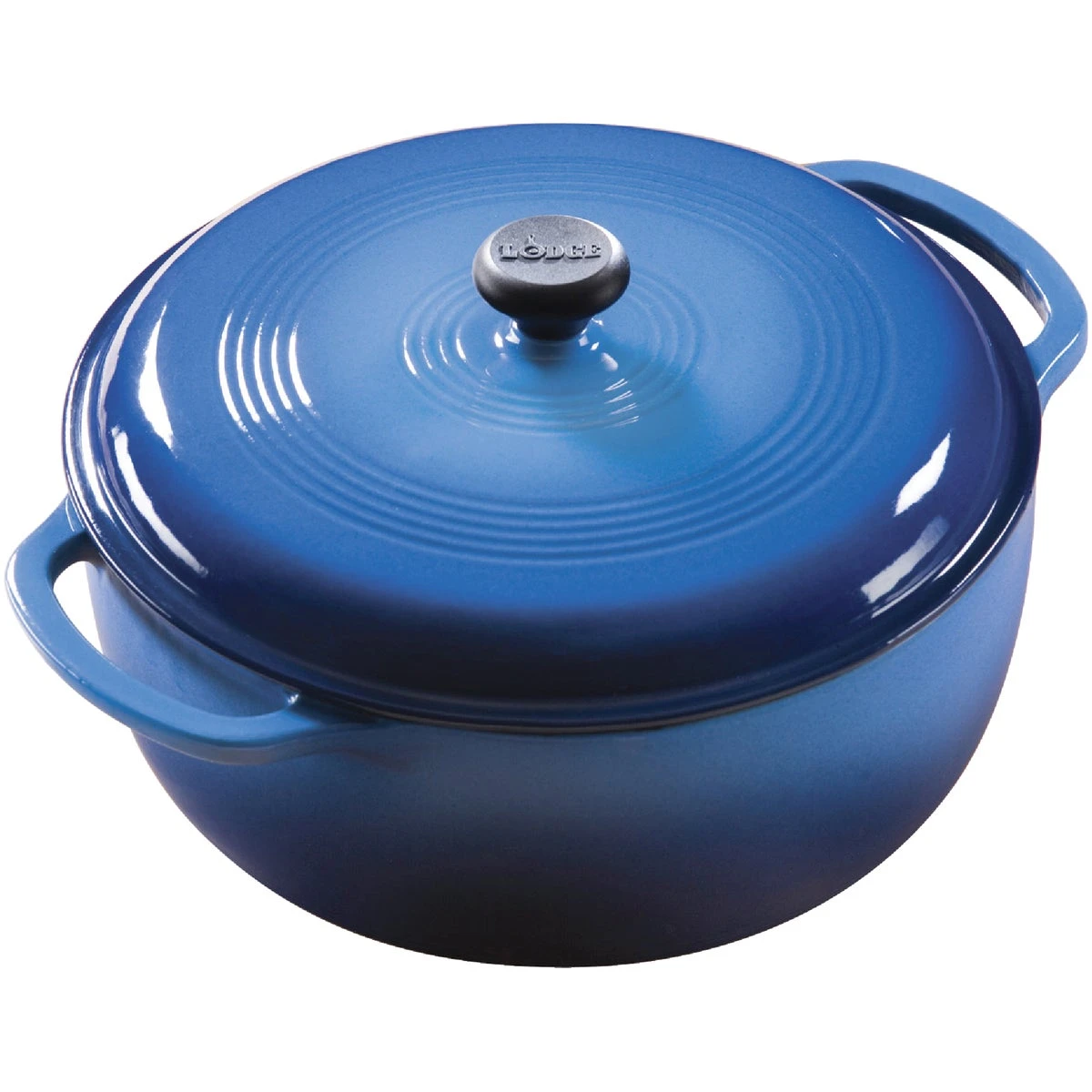 7-1/2 Quart Carolina Blue Porcelain Enamel Cast Iron Dutch Oven