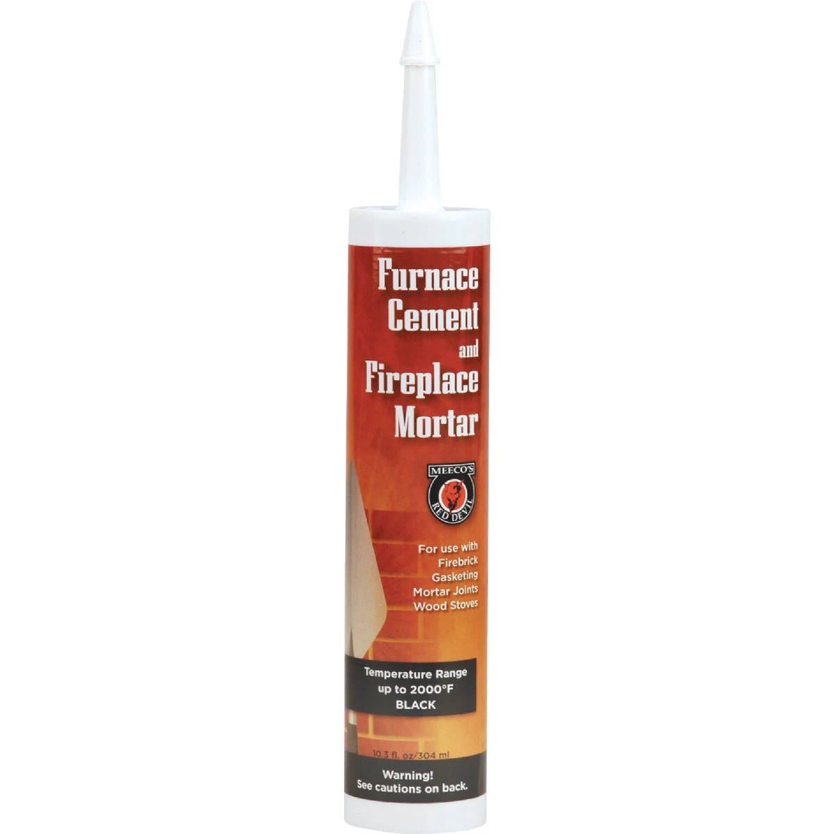 10.3 Oz. Black Ready-to-use High Temperature Fireplace Mortar