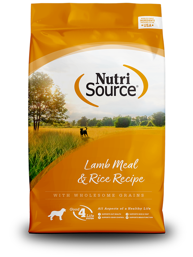 Adult Dry Dog Food Lamb and Rice Formula 26 Pounds Bag