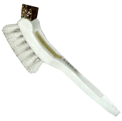 Stripping Brush with 1/2 Inch Brass and Polypropylene Bristles