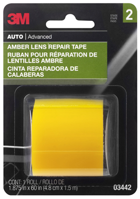 Lens Repair Tape, Amber, 1-7/8" X 60" For Quick Fixes