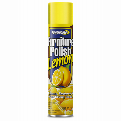 Furniture Polish Lemon Scented 9 Ounce Aerosol Spray Can