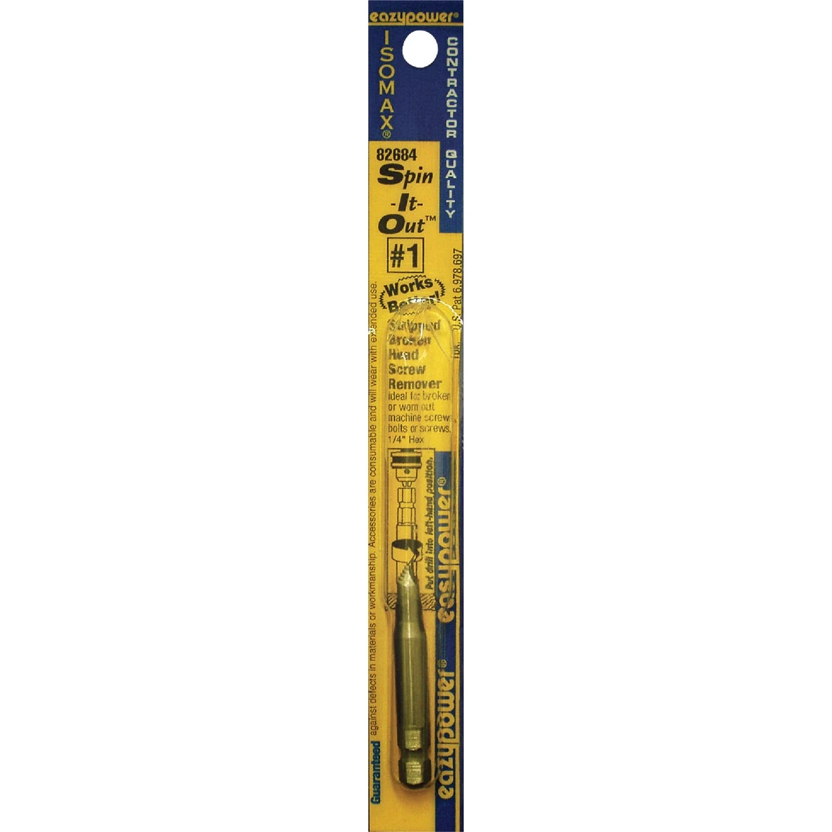 Spin-it-out #1 Screw Extractor With 1/4 In. Hex Power Bit