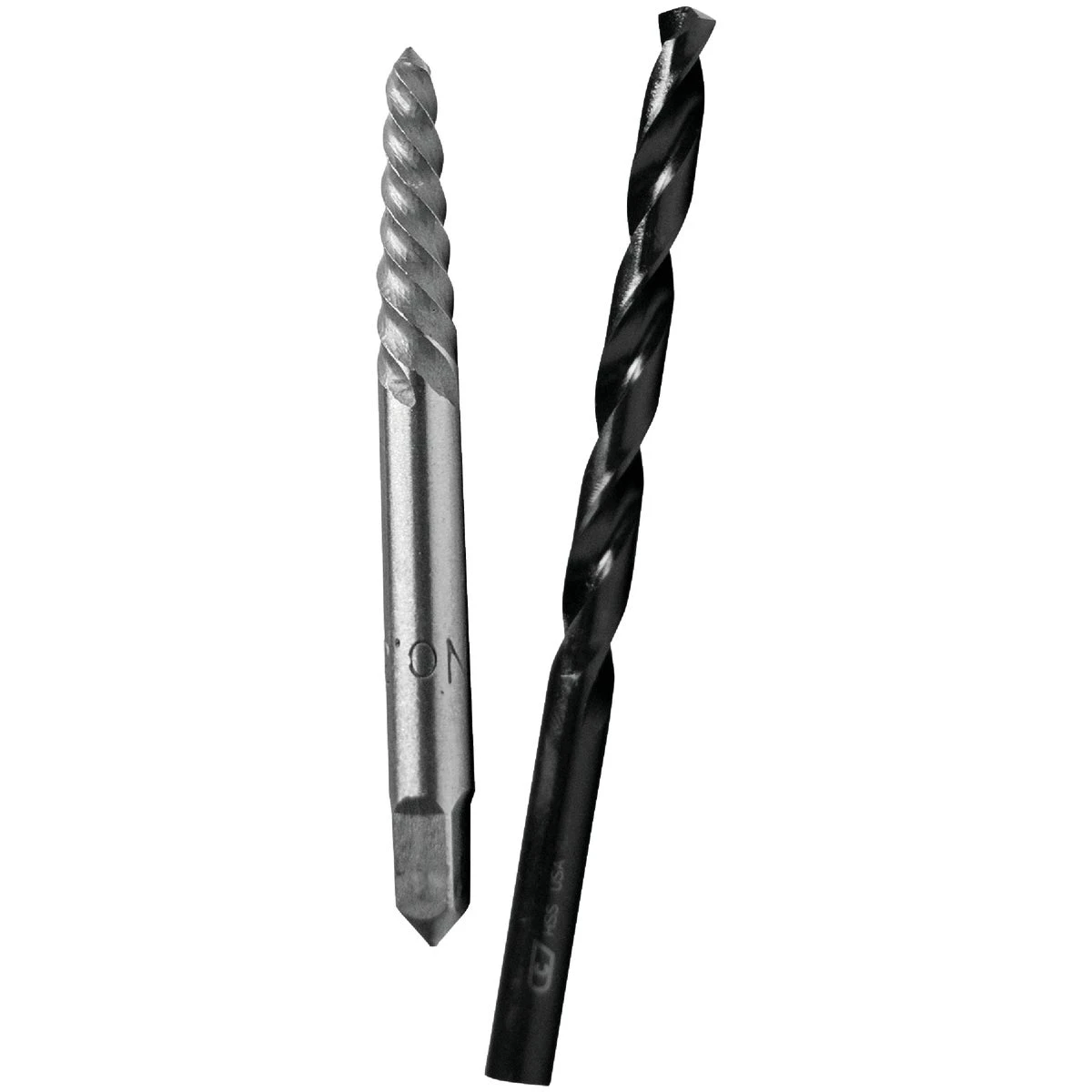 #4 Spiral Flute Screw Extractor & Drill Bit Combo - 1/4 In. Shank
